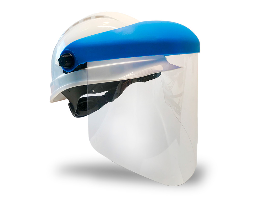 TELA PARA CAPACETE FARU A20 COM VISEIRA E PROTETOR QUEIXO AZUL 200X300 MM