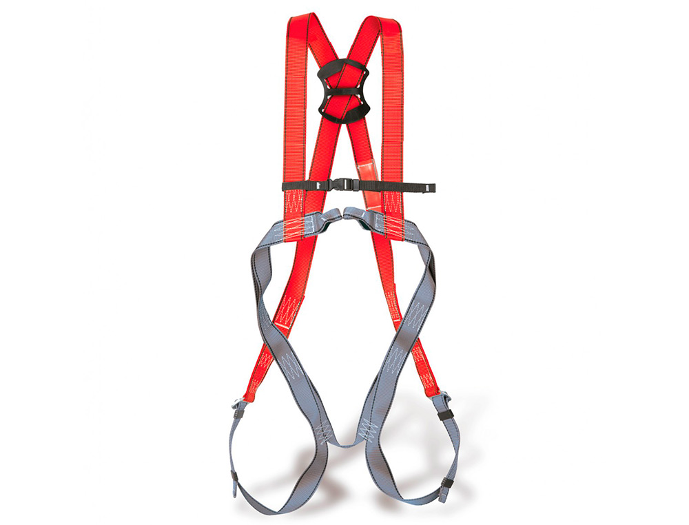 CONJUNTO ANTI-QUEDA FARU ARNES P30F + CORDA C170 + 2 MOSQUETOES VIROLA + BOLSA PORTA ARNES