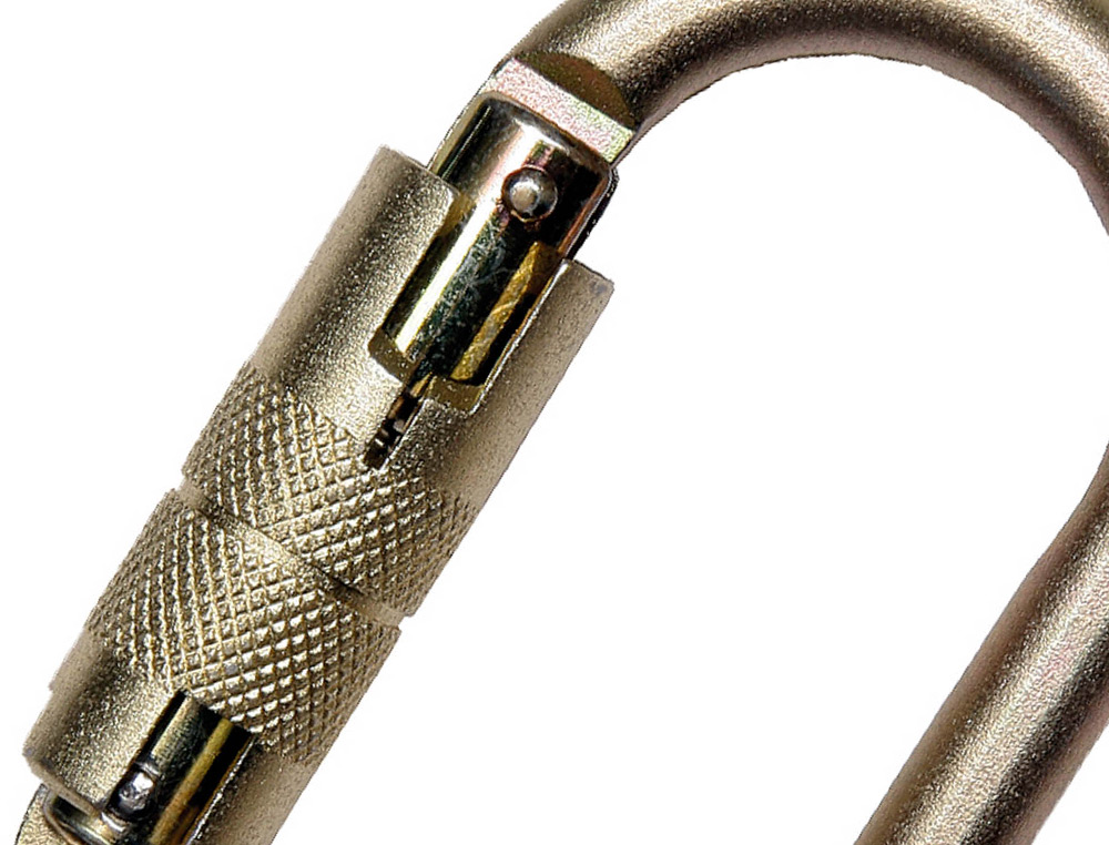 MOSQUETAO FARU ACO GALVANIZADO AUTOMATICO VIROLA 18 MM RESISTENCIA 25 KN