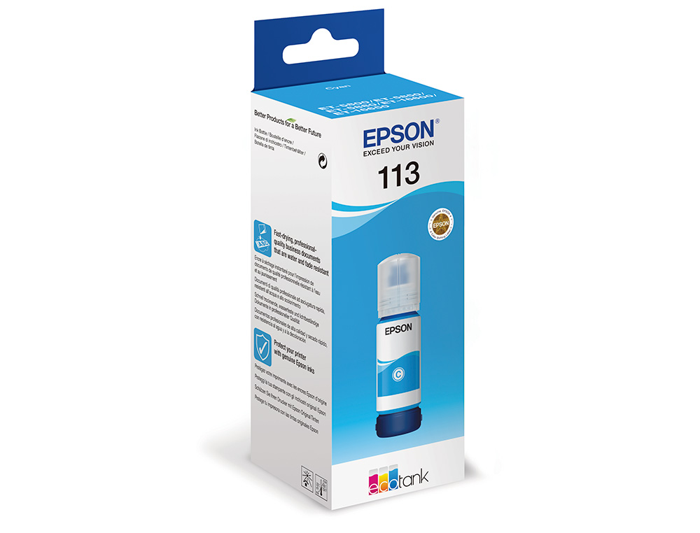 TINTEIRO EPSON ECOTANK 113 SERIES CIAN