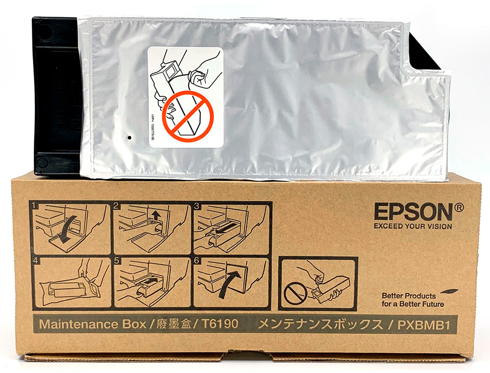 TINTEIRO EPSON CAIXA DE MANUTENCAO T619 SC-P5000 / STYLUS PRO 4900 / BUSINESS INK B300 / B500