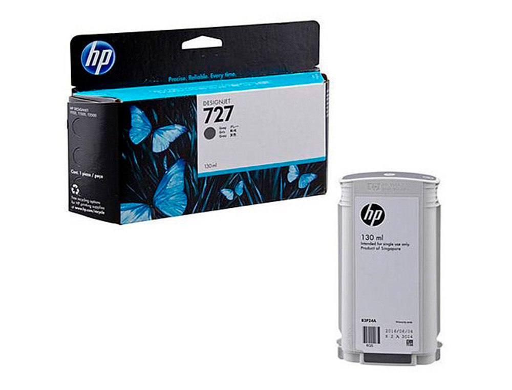 TINTEIRO HP DESIGNJET T920/T1500 N 727 CINZA ALTA/1000 PAGINAS