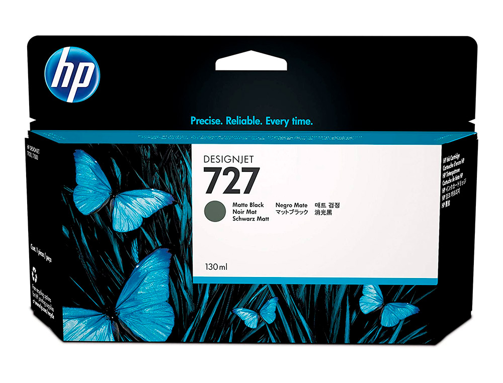 TINTEIRO HP DESIGNJET T920/T1500 N 727 PRETO MATE ALTA/1000 PAGINAS