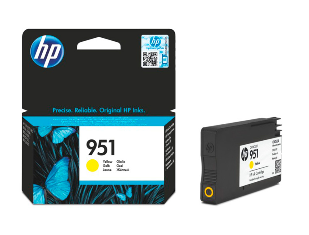 TINTEIRO HP INJECAO 951/A7F64A/1000 PAGINAS AMARELO