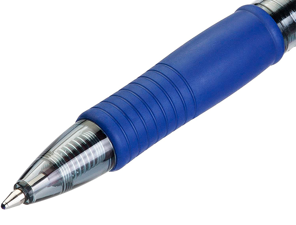 ESFEROGRAFICA PILOT G-2 AZUL TINTA GEL RETRATIL APOIO EM BORRACHA EM BLISTER