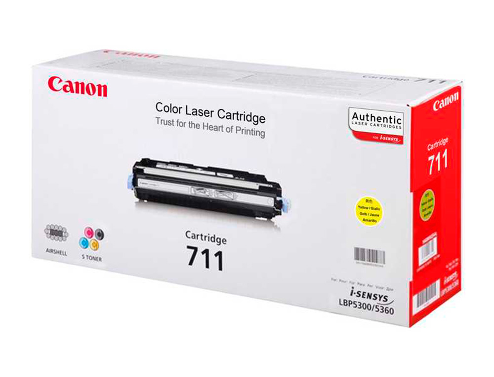 TONER CANON 711Y LBP5300 LBP5360 AMARELO