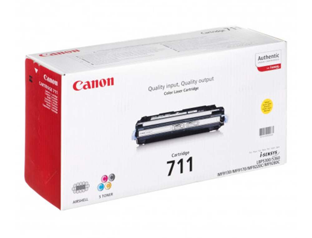 TONER CANON 711Y LBP5300 LBP5360 AMARELO