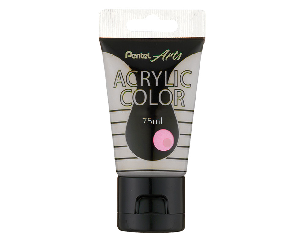 TINTA ACRILICA PENTEL EM TUBO DE 75 ML COR ESPECIAL PEROLA IRIDESCENTE VERMELHO