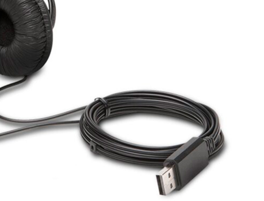 AURICULARES KENSINGTON HI-FI COM MICROFONE CABO USB 182 CM
