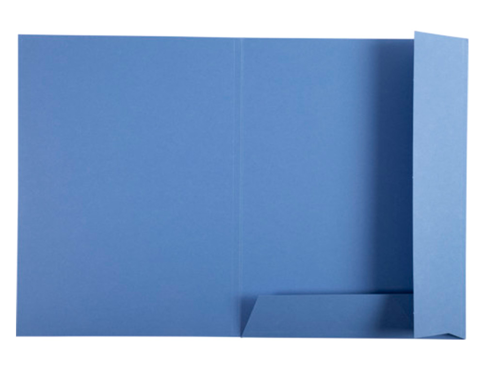 SUBPASTA CARTOLINA EXACOMPTA CLEAN SAFE DIN A4 CON 2 ABAS AZUL 400 GR PACK DE 5 UNIDADES