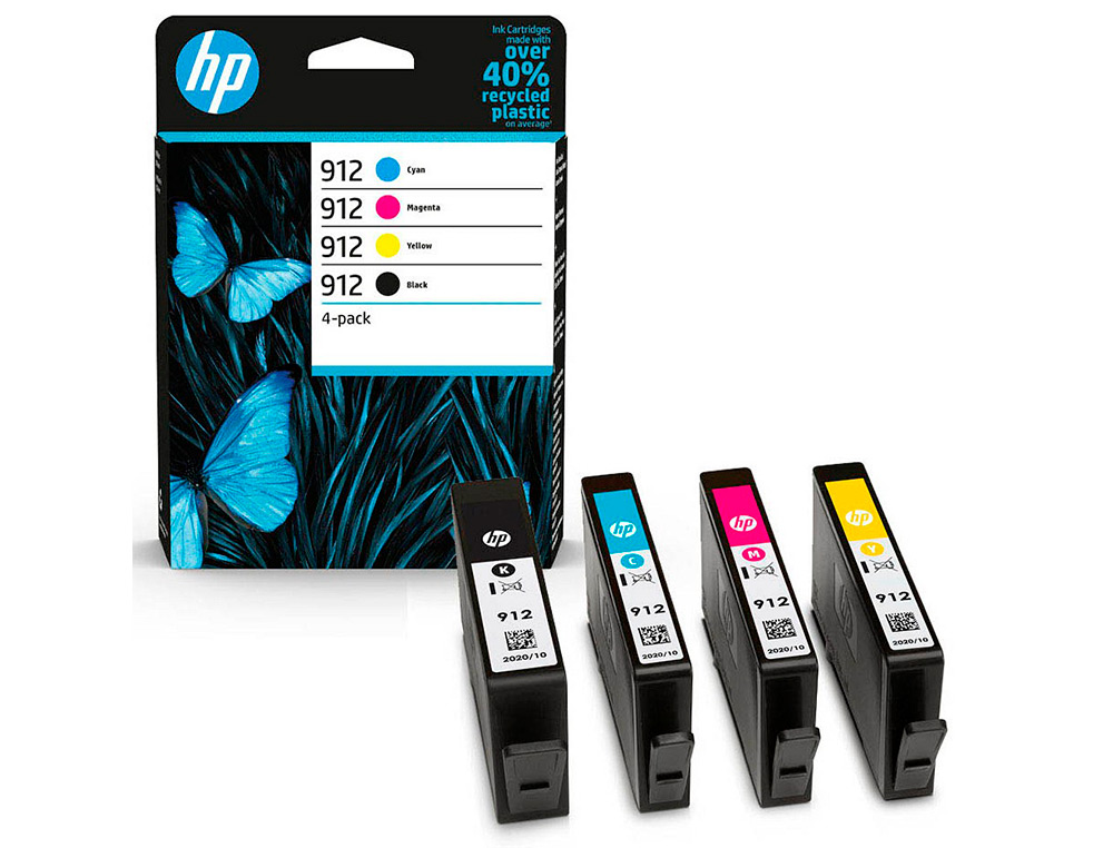 TONER HP 912 -6ZC74AE MULTI PACK PRETO / CIAN / MAGENTA / AMARELO
