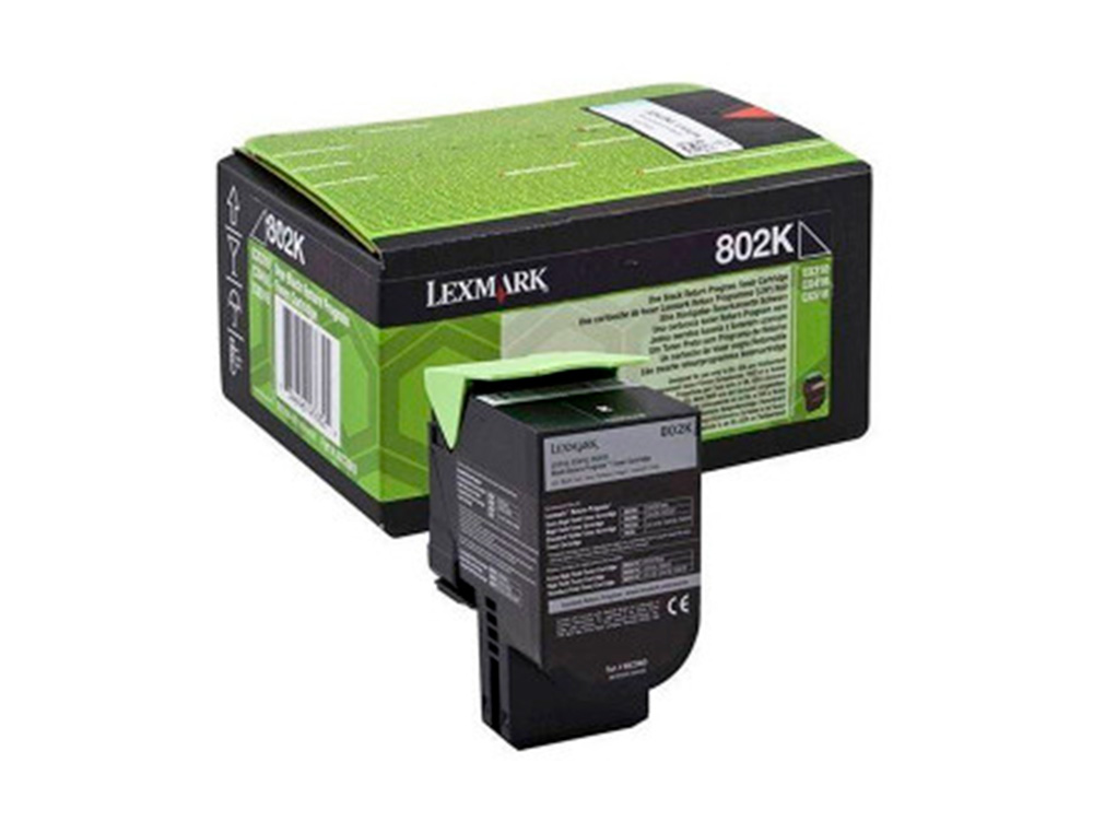 TONER LASER LEXMARK 80C2HKE PRETO 4000 PAGINAS