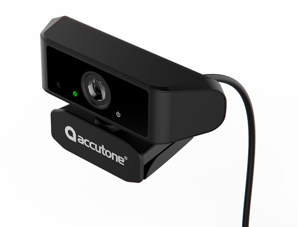 CAMARA WEBCAM ACCUTONE ZE-THEIA TRUE HD CONEXAO USB 1920X1080 COM TRIPODE USB 2.0