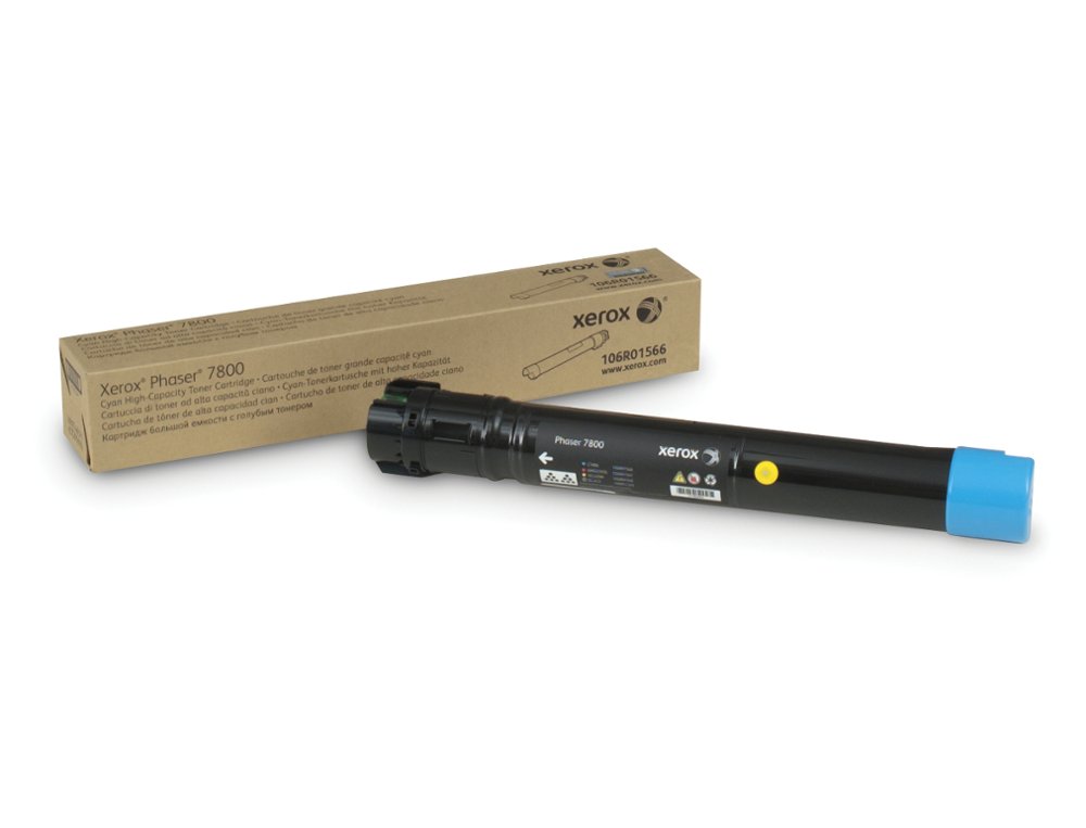 TONER XEROX LASER PHASER 7800 ALTA CAPACIDADE CIAN 17200 PAGINAS