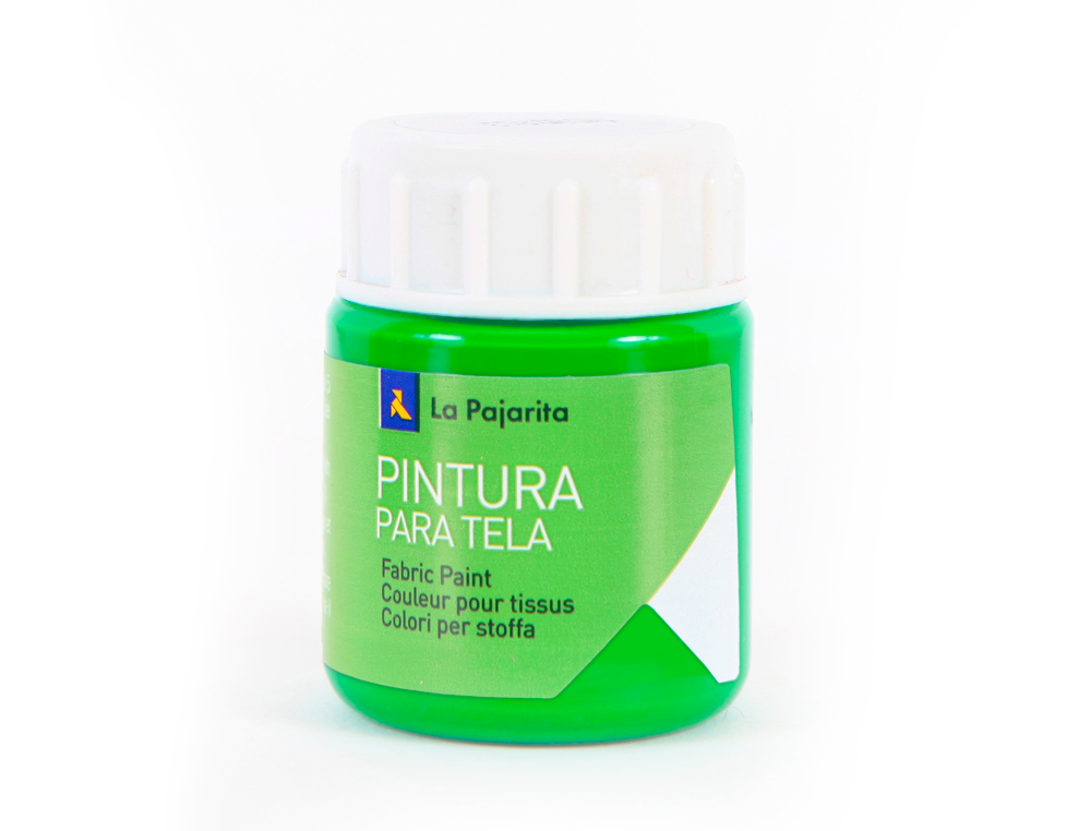 TINTA PARA TELA LA PAJARITA 20 ML VERDE PRIMAVERA