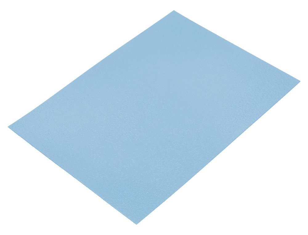CAPA DE ENCADERNACAO LIDERPAPEL CARTAO DIN A4 1 MM CELESTE PACK DE 50 UNIDADES