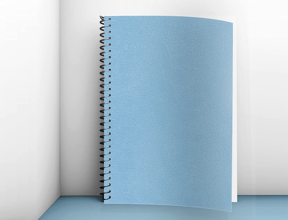 CAPA DE ENCADERNACAO LIDERPAPEL CARTAO DIN A4 1 MM CELESTE PACK DE 50 UNIDADES