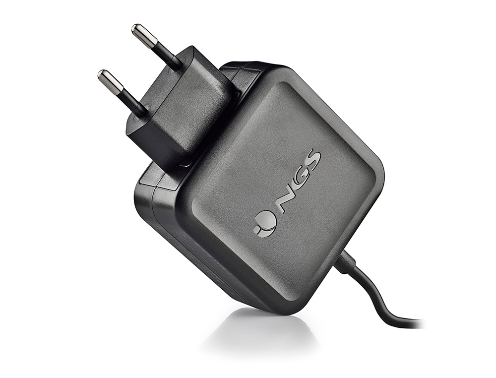 CARREGADOR UNIVERSAL NGS DE PAREDE PARA PORTATIL 45W TIPO C 5V/9V/12V/15V-3A 20V/2,25A