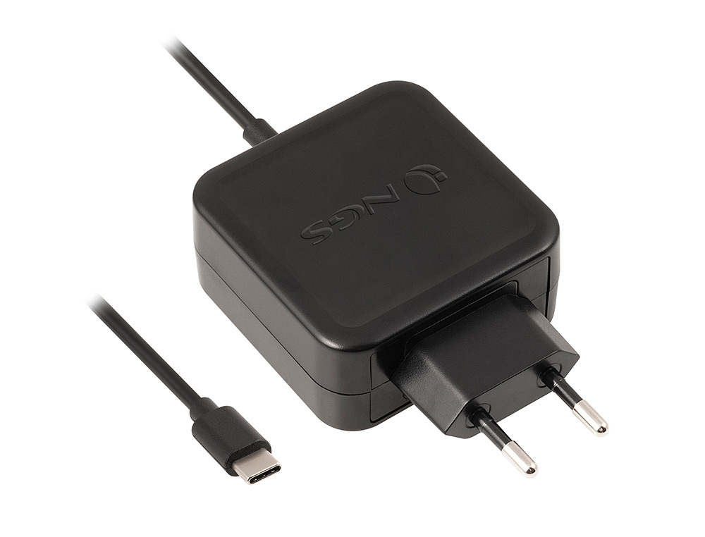 CARREGADOR UNIVERSAL NGS DE PAREDE PARA PORTATIL 45W TIPO C 5V/9V/12V/15V-3A 20V/2,25A