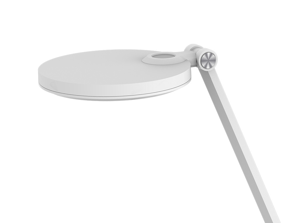 CANDEEIRO DE ESCRITORIO Q-CONNECT SECRETARIA PROFISSIONAL ABS 80 LEDS 7 W COM INTERRUPTOR COR BRANCO