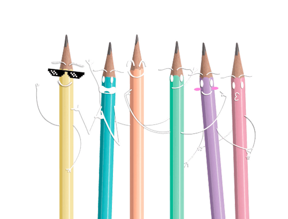 LAPIS DE GRAFITE STABILO SWANO COM BORRACHA MINA 2,2 MM DUREZA HB LILAS PASTEL