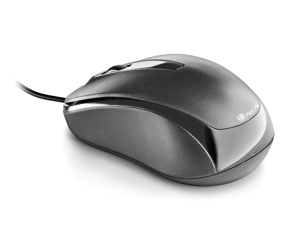 RATO NGS EASY DELTA OTICO COM CABO 1200 DPI RECETOR USB 2 BOTOES AMBIDESTROS COR PRETO