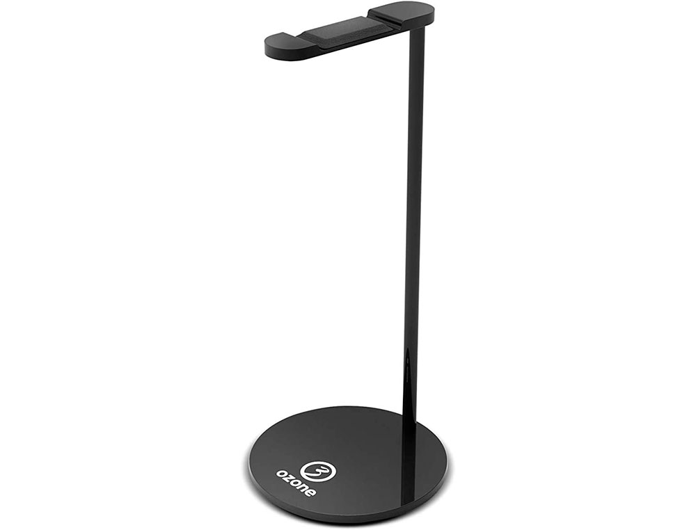 SUPORTE PARA AURICULAR OZONE MUTE ALUMINIO ALTURA 255 MM COR PRETO