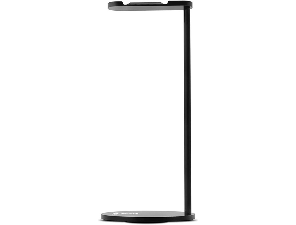 SUPORTE PARA AURICULAR OZONE MUTE ALUMINIO ALTURA 255 MM COR PRETO