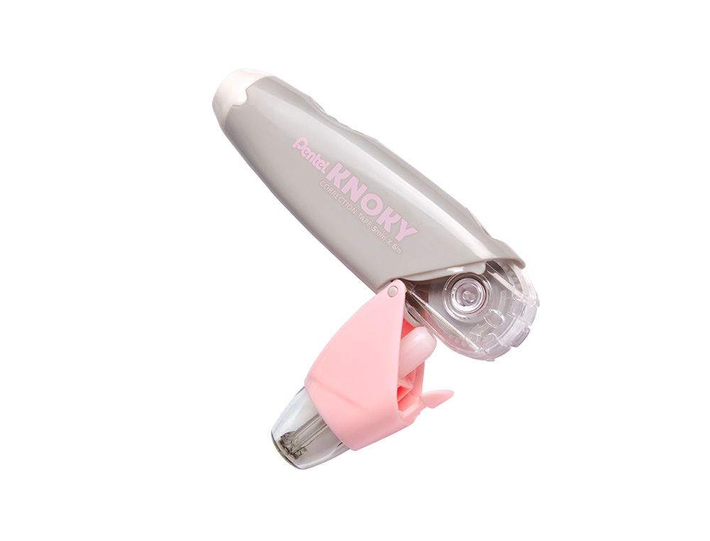 CORRETOR DE FITA PENTEL KNOKY 5MMX6M COR PASTEL CINZA
