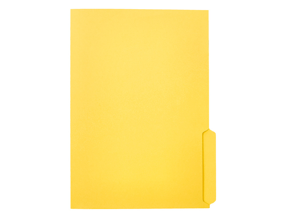 CLASSIFICADOR CARTOLINA LIDERPAPEL FOLIO PESTANA SUPERIOR 240G/M2 AMARELO