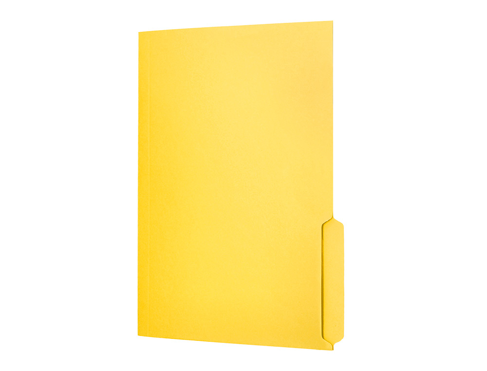CLASSIFICADOR CARTOLINA LIDERPAPEL FOLIO PESTANA SUPERIOR 240G/M2 AMARELO