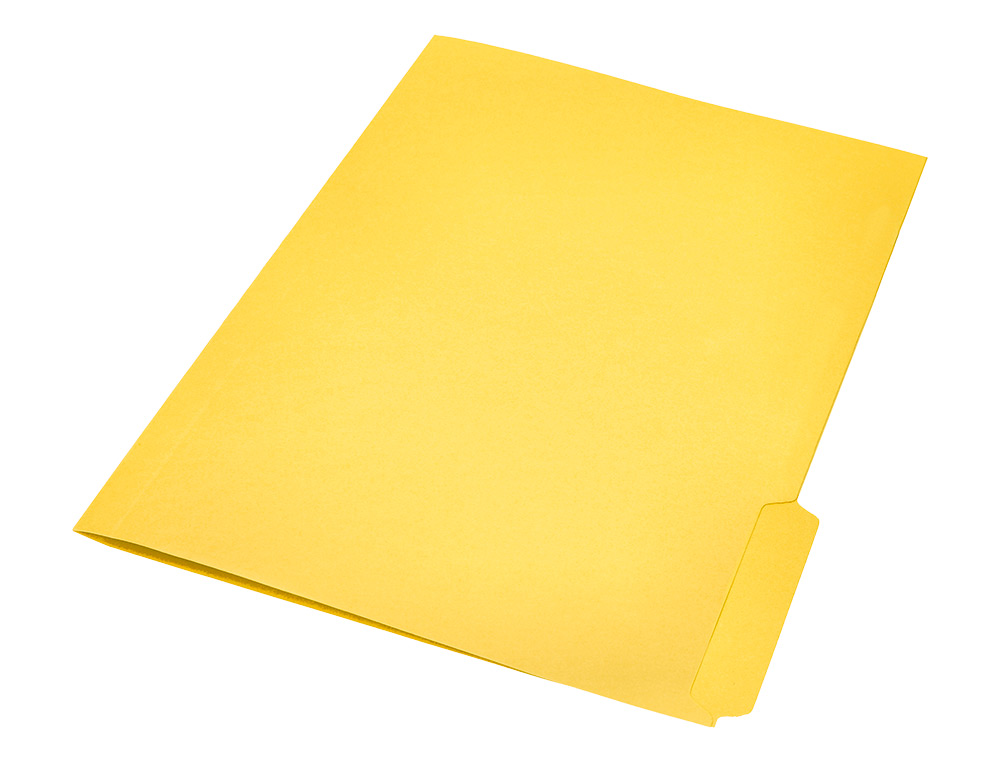 CLASSIFICADOR CARTOLINA LIDERPAPEL FOLIO PESTANA SUPERIOR 240G/M2 AMARELO