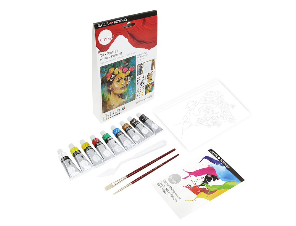 CONJUNTO DE PINTURA OLEO DALER ROWNEY SIMPLY ACTIVITY