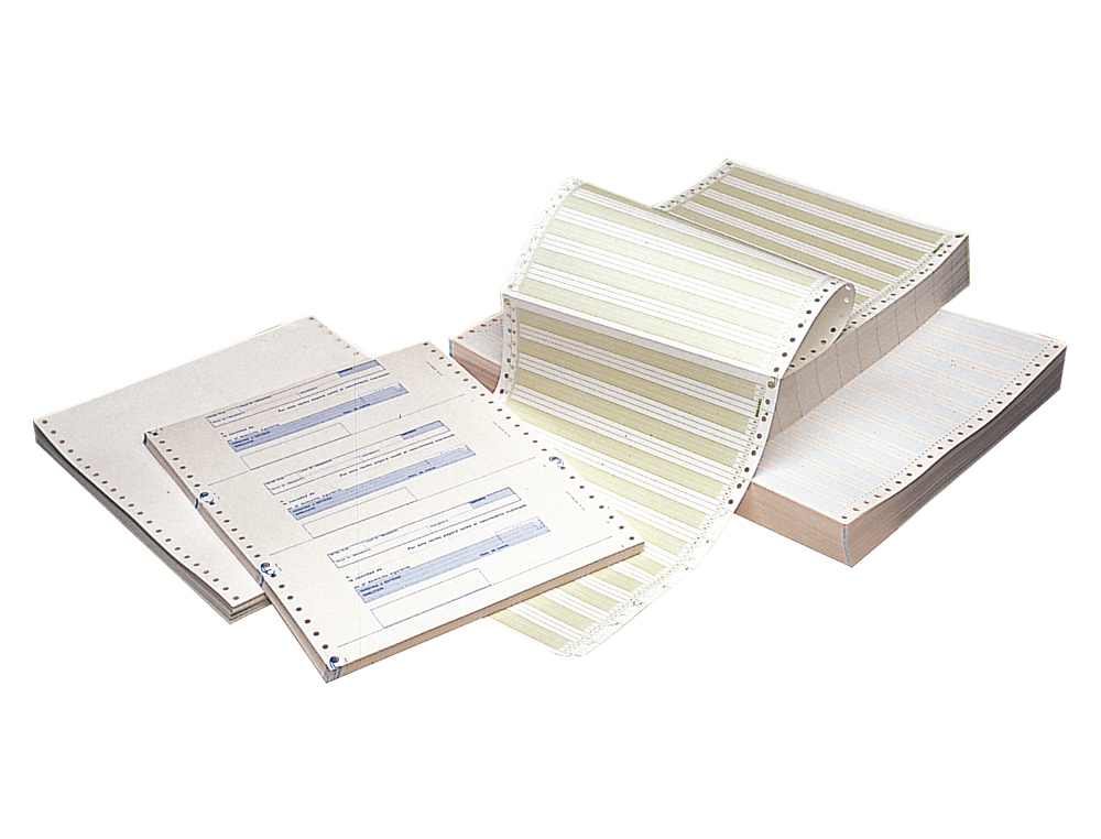 PAPEL CONTINUO 380 MMX11'', BRANCO COM 2500 FOLHAS 1 VIA