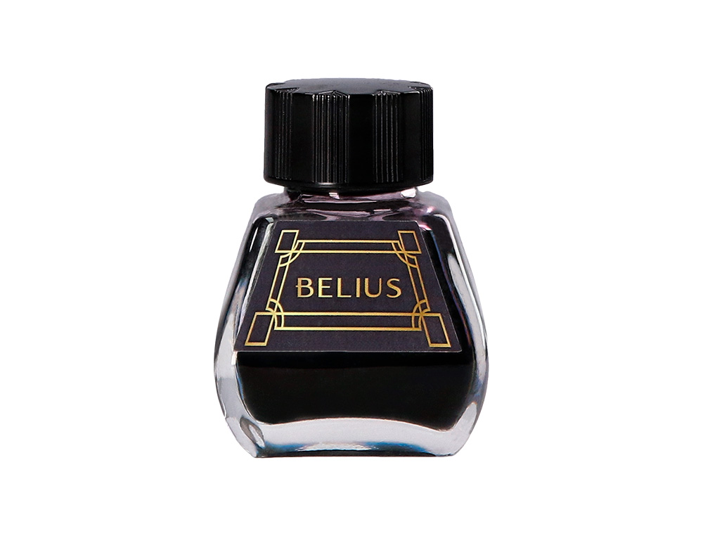 CANETA E FRASCO DE TINTA ESTILOGRAFICA BELIUS ORIGEN 1995 ALUMINIO TEXTURA ESCOVADO COR PRETO TINTA PRETA CAIXA DESIGN