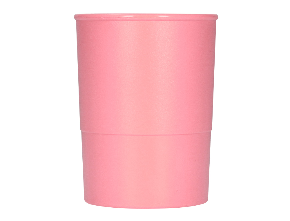 PORTA LAPIS Q-CONNECT PLASTICO ROSA PASTEL