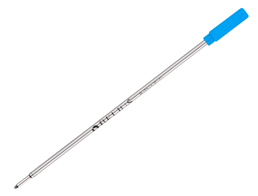 RECARGA ESFEROGRAFICA TIPO ROSCA BELIUS AZUL CAIXA 3 UNIDADES