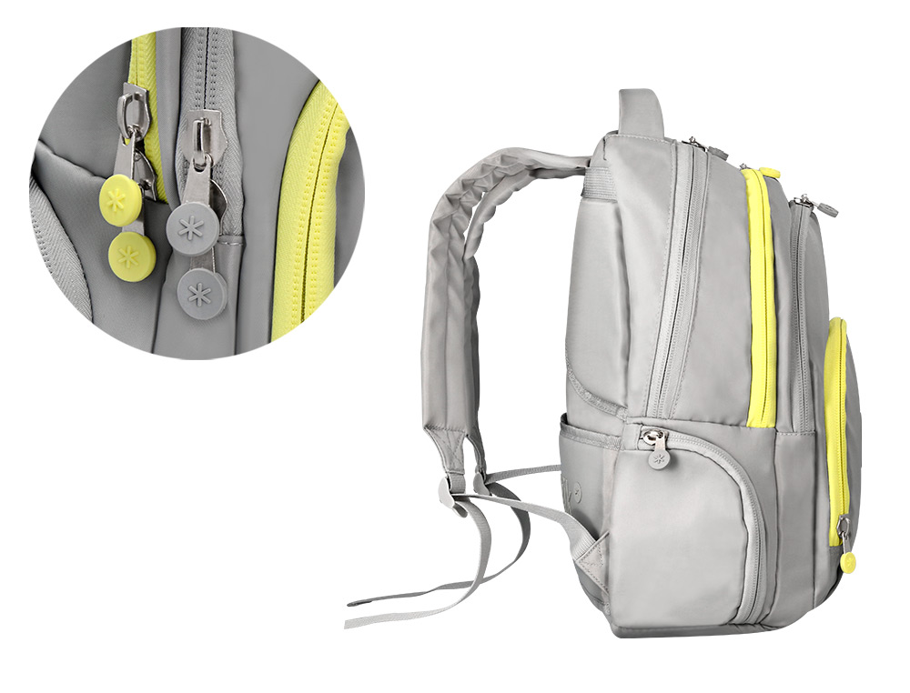 MOCHILA ANTARTIK MULTIBOLSO 19L COMPARTIMENTO PARA PORTATIL E TABLET COR CINZA 450X160X300 MM