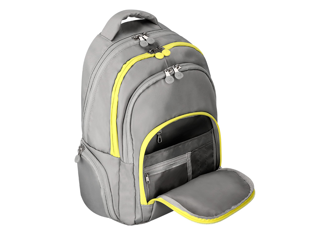 MOCHILA ANTARTIK MULTIBOLSO 19L COMPARTIMENTO PARA PORTATIL E TABLET COR CINZA 450X160X300 MM