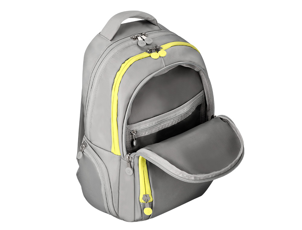 MOCHILA ANTARTIK MULTIBOLSO 19L COMPARTIMENTO PARA PORTATIL E TABLET COR CINZA 450X160X300 MM