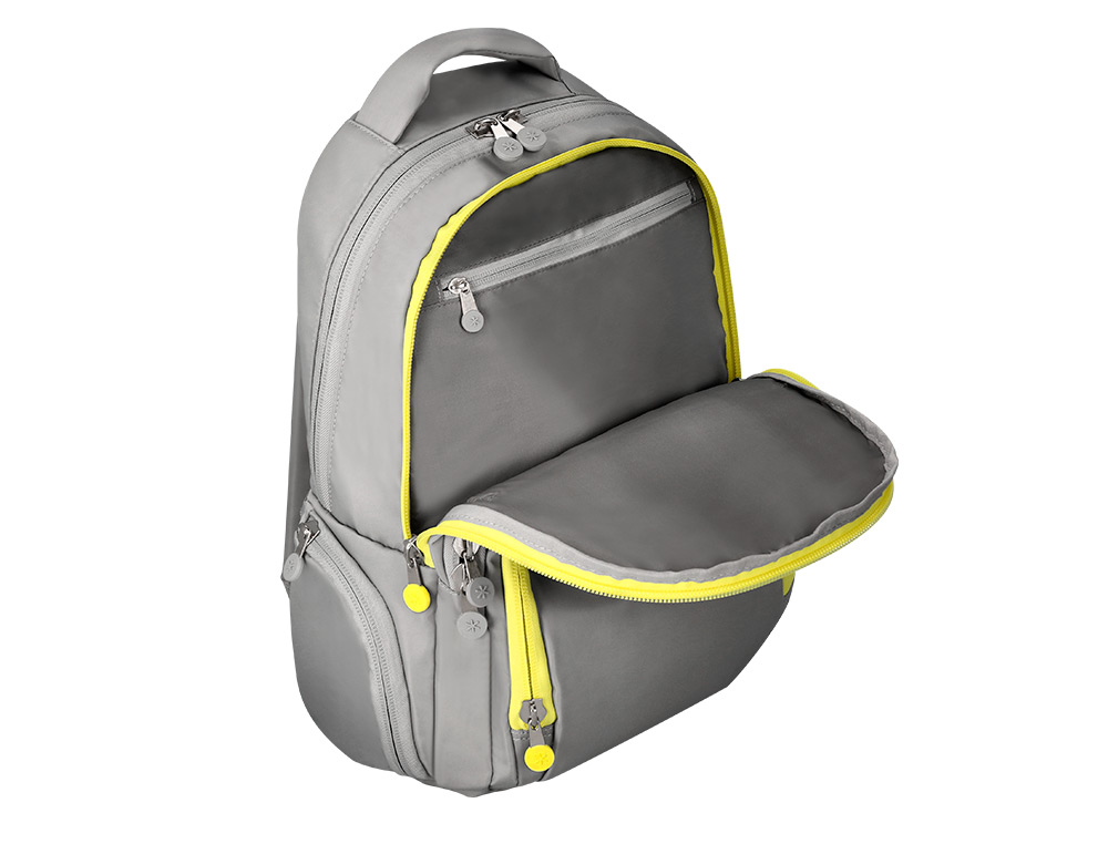 MOCHILA ANTARTIK MULTIBOLSO 19L COMPARTIMENTO PARA PORTATIL E TABLET COR CINZA 450X160X300 MM