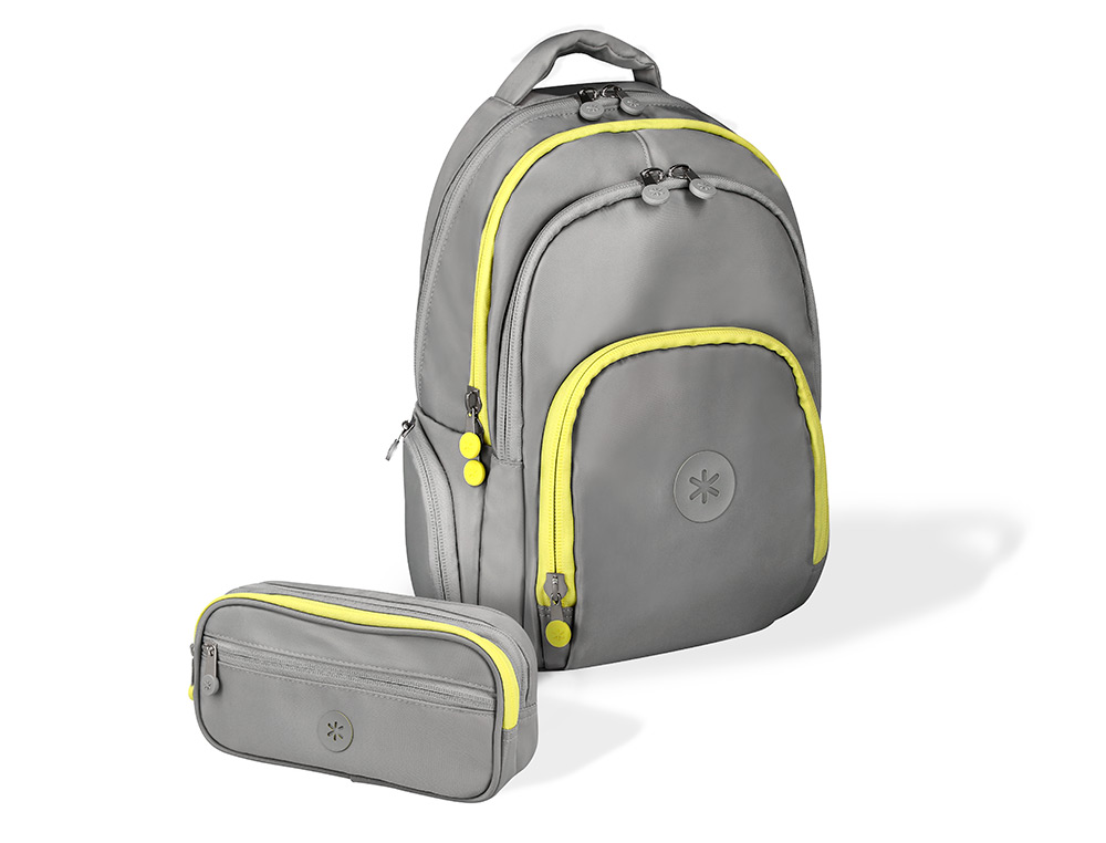 MOCHILA ANTARTIK MULTIBOLSO 19L COMPARTIMENTO PARA PORTATIL E TABLET COR CINZA 450X160X300 MM