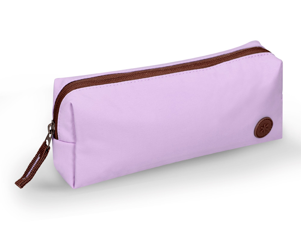 ESTOJO ESCOLAR ANTARTIK 1 COMPARTIMENTO COMPLEMENTO DA MOCHILA TEENS COR ROXO 80X55X210 MM