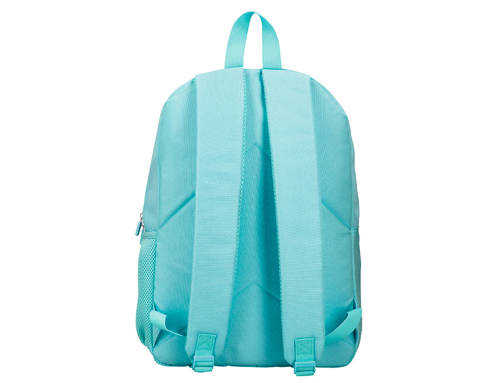 MOCHILA ESCOLAR LIDERPAPEL BOLSO LATERAL ELASTICO COR AZUL CELESTE 400X125X300 MM