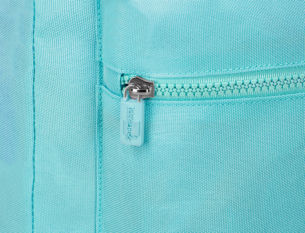 MOCHILA ESCOLAR LIDERPAPEL BOLSO LATERAL ELASTICO COR AZUL CELESTE 400X125X300 MM