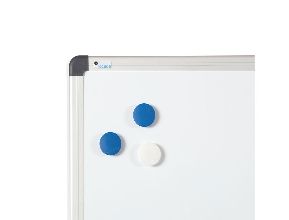 QUADRO BRANCO ROCADA LACADO MAGNETICO MOLDURA ALUMINIO COM CANTOS 90X120 CM