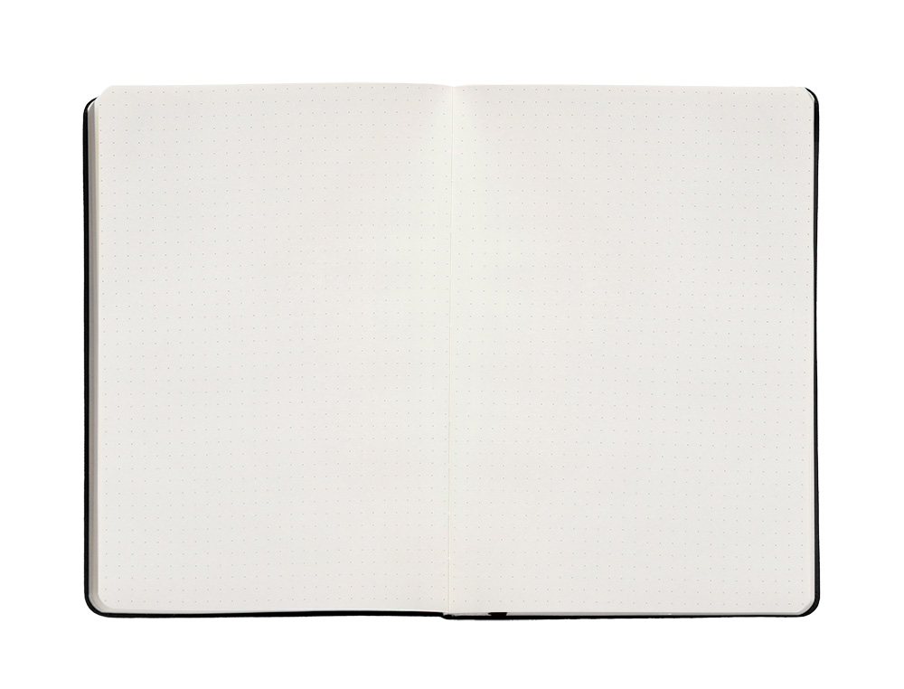 CADERNO COM ELASTICO ANTARTIK NOTES CAPA DURA A4 PONTILHADO PRETO 100 FOLHAS 80 GR FSC