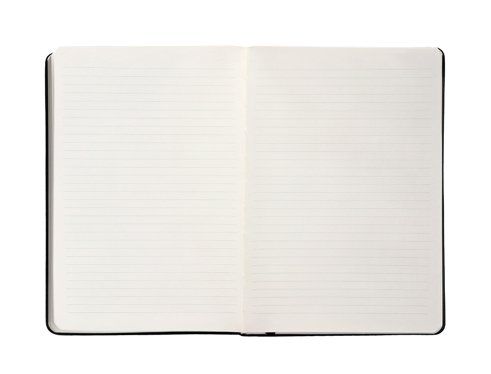 CADERNO COM ELASTICO ANTARTIK NOTES CAPA DURA A4 PAUTADO PRETO 100 FOLHAS 80 GR FSC