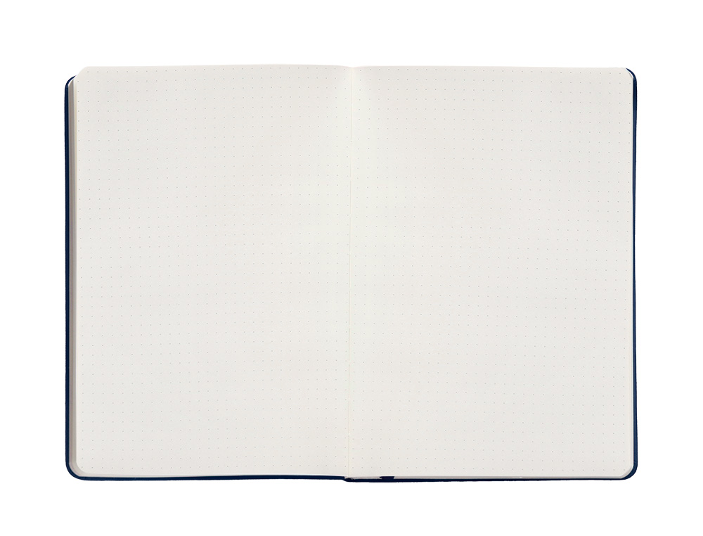 CADERNO COM ELASTICO ANTARTIK NOTES CAPA DURA A4 PONTILHADO AZUL MARINHO 100 FOLHAS 80 GR FSC