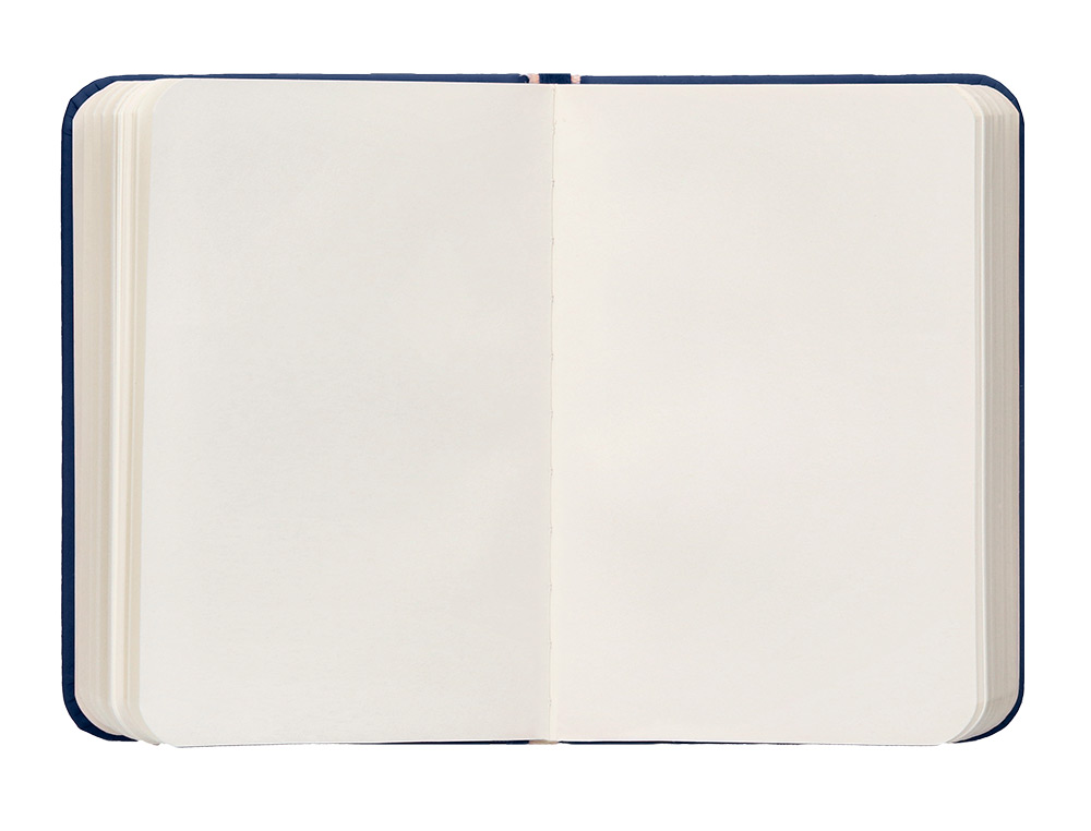 CADERNO COM ELASTICO ANTARTIK NOTES CAPA DURA A7 LISO AZUL MARINHO 80 FOLHAS 80 GR FSC